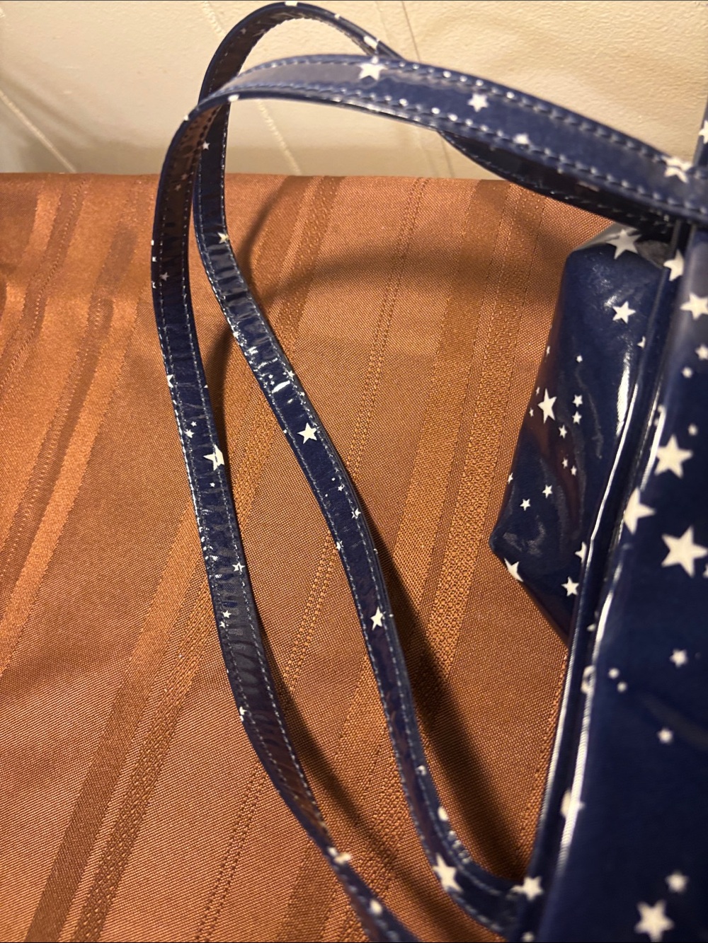 NWOT Kate Spade New York Bon Shopper Daycation Tote – Night Sky Navy Star Print - Picture 4 of 8